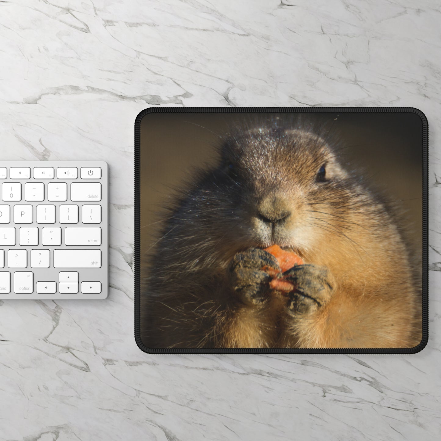Snack Attack Prairie Dog Mouse Pad – Crunch Time, Every Time