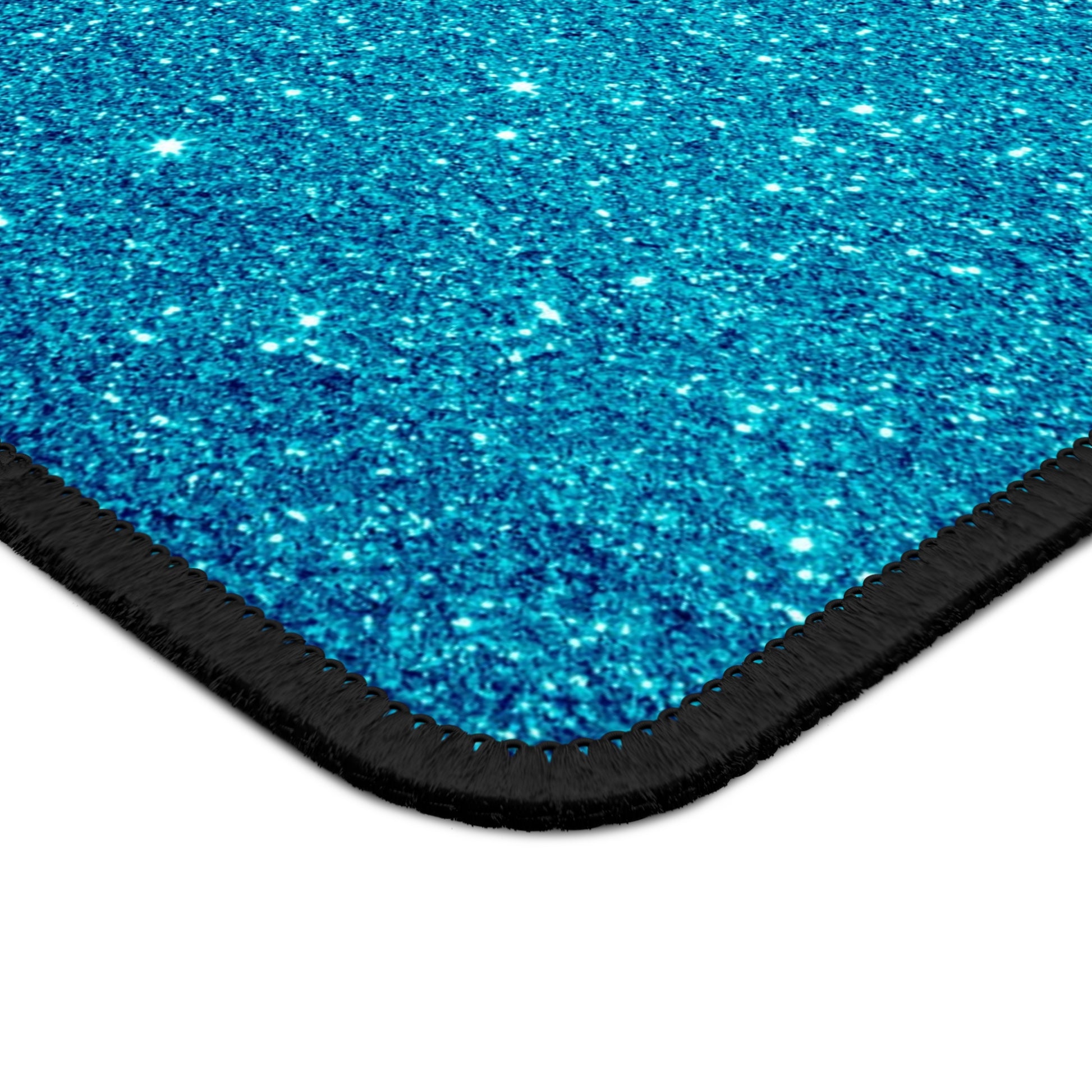 ✨ Blue Blaze Glitter Mouse Pad – Drift. Dazzle. Dominate.