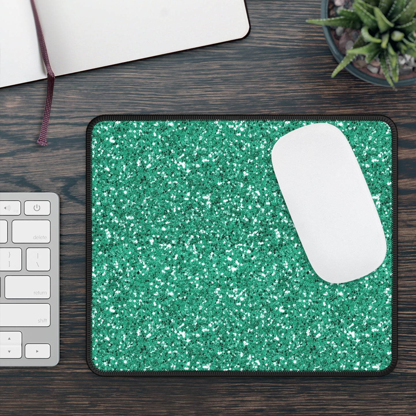 Chunky Glitter Mouse Pad – Sparkle While You Scroll