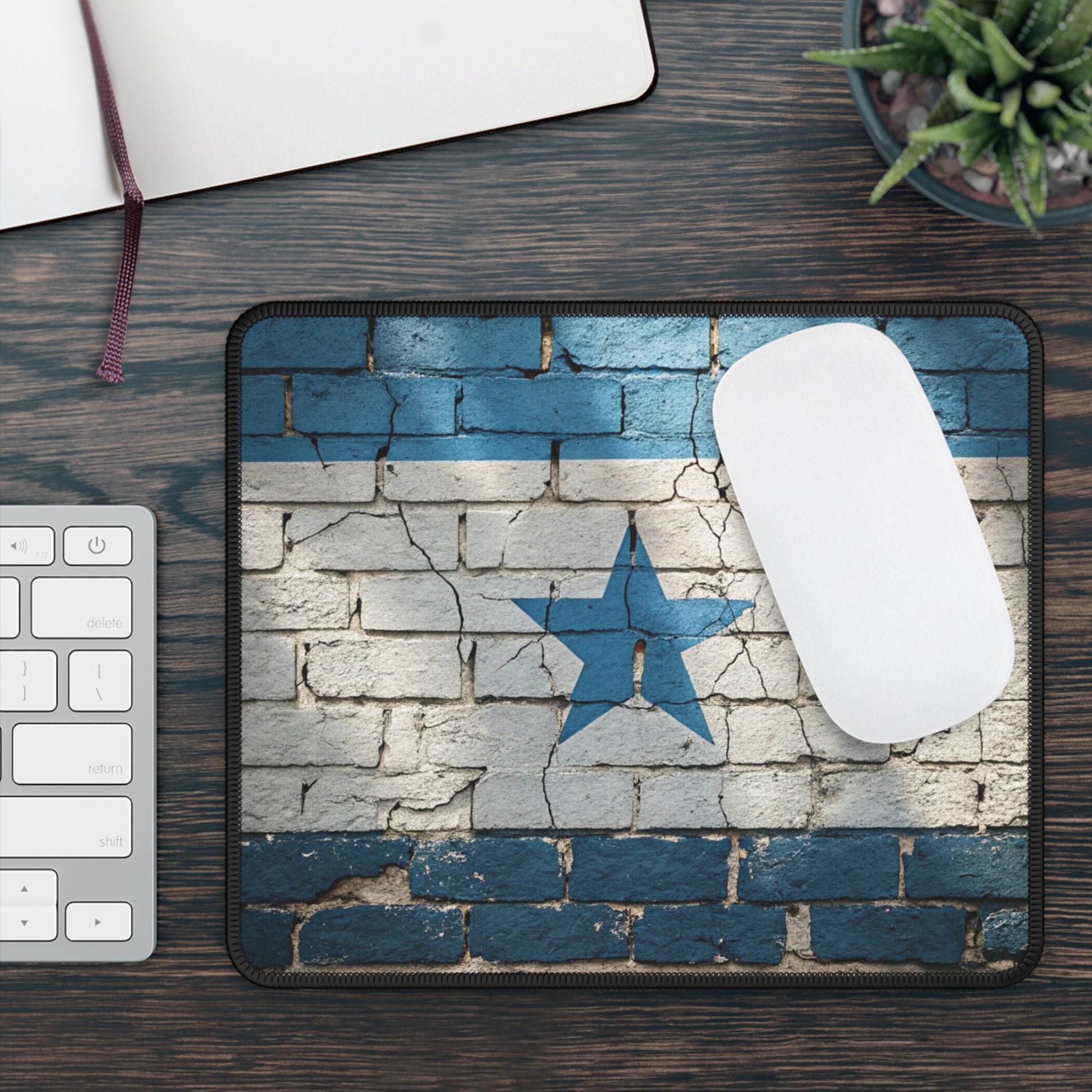 Star-Spangled Brick 2.0 Mouse Pad – Patched, Proud, and Pixel-Ready 🇺🇸🧱