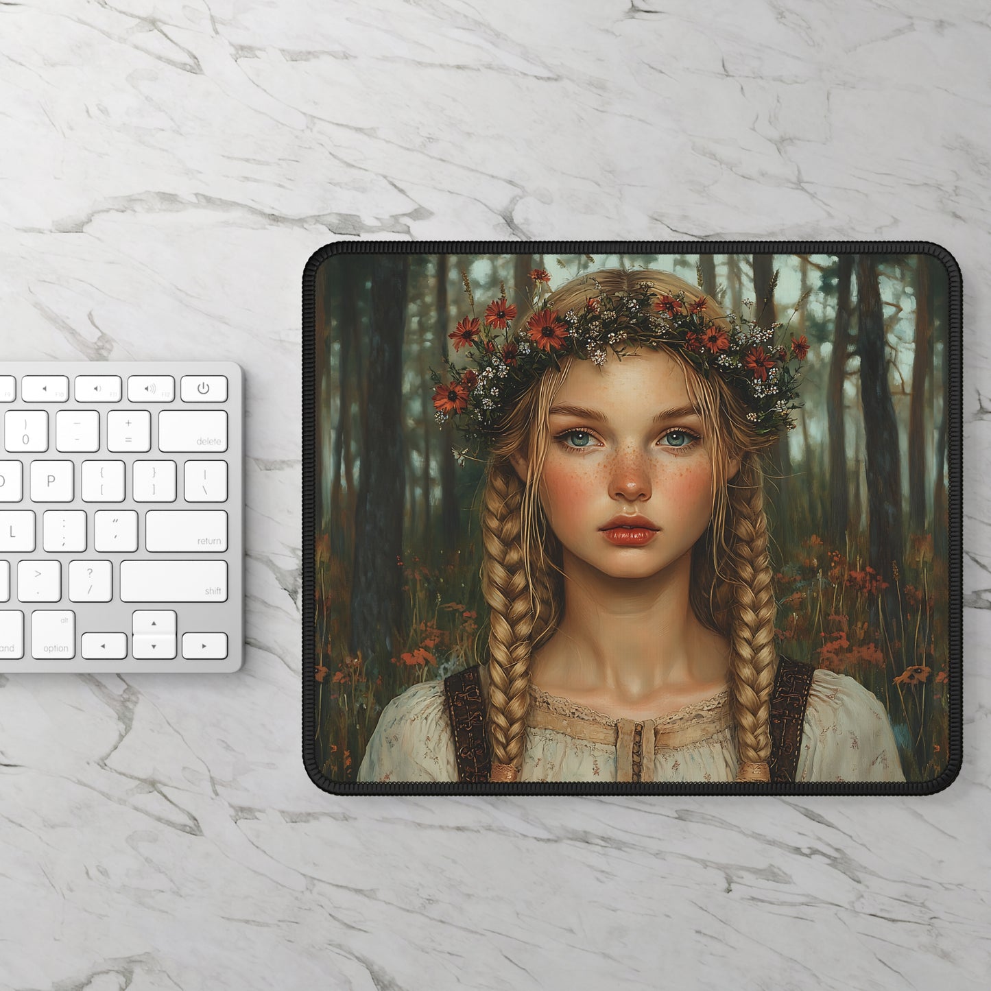 Whispers of the Wildflower Mouse Pad – Where Magic Meets the Moment