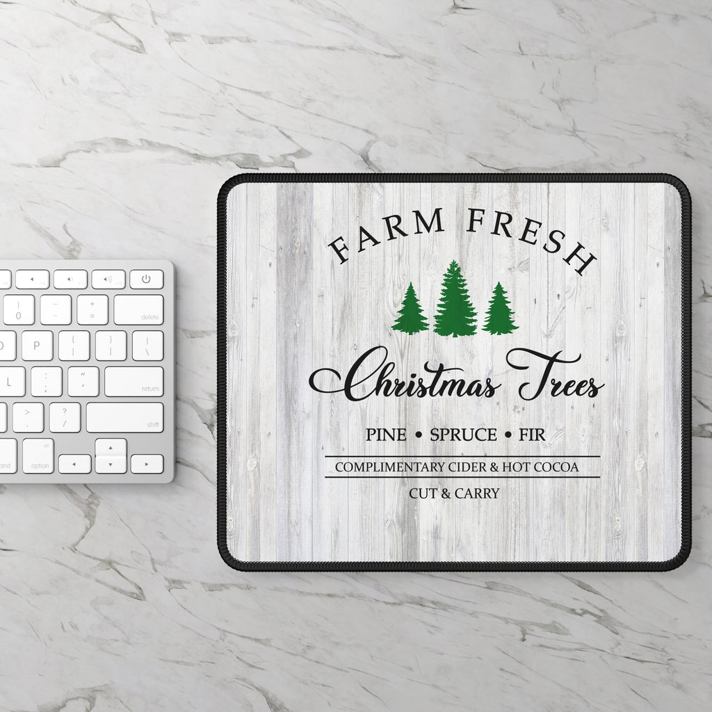 Farm Fresh Christmas Trees Mouse Pad – Holiday Charm at Your Fingertips