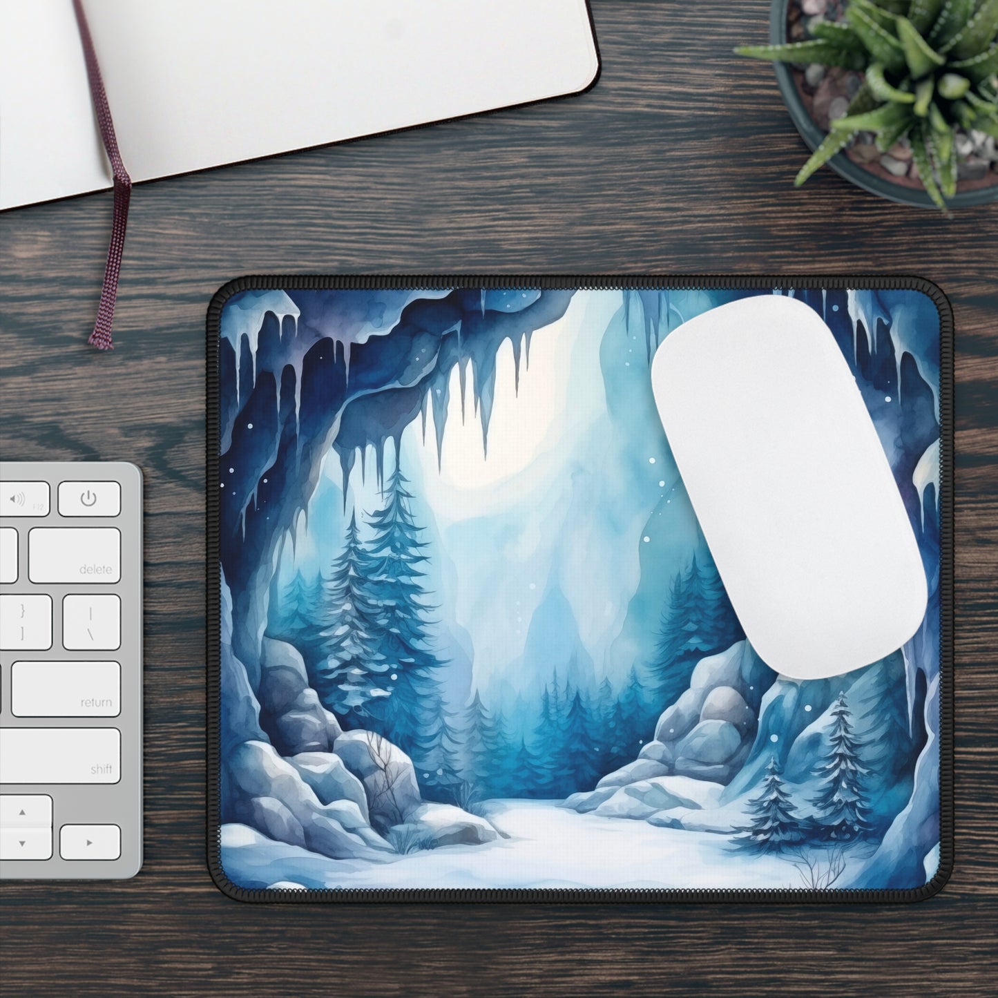 Frozen Hollow Mouse Pad – Click Into the Chill Zone