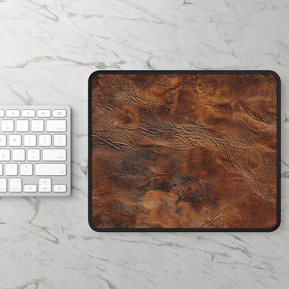 Cowhide Vibes Mouse Pad – Rugged Charm for the Rootinest Tootinest Desktops