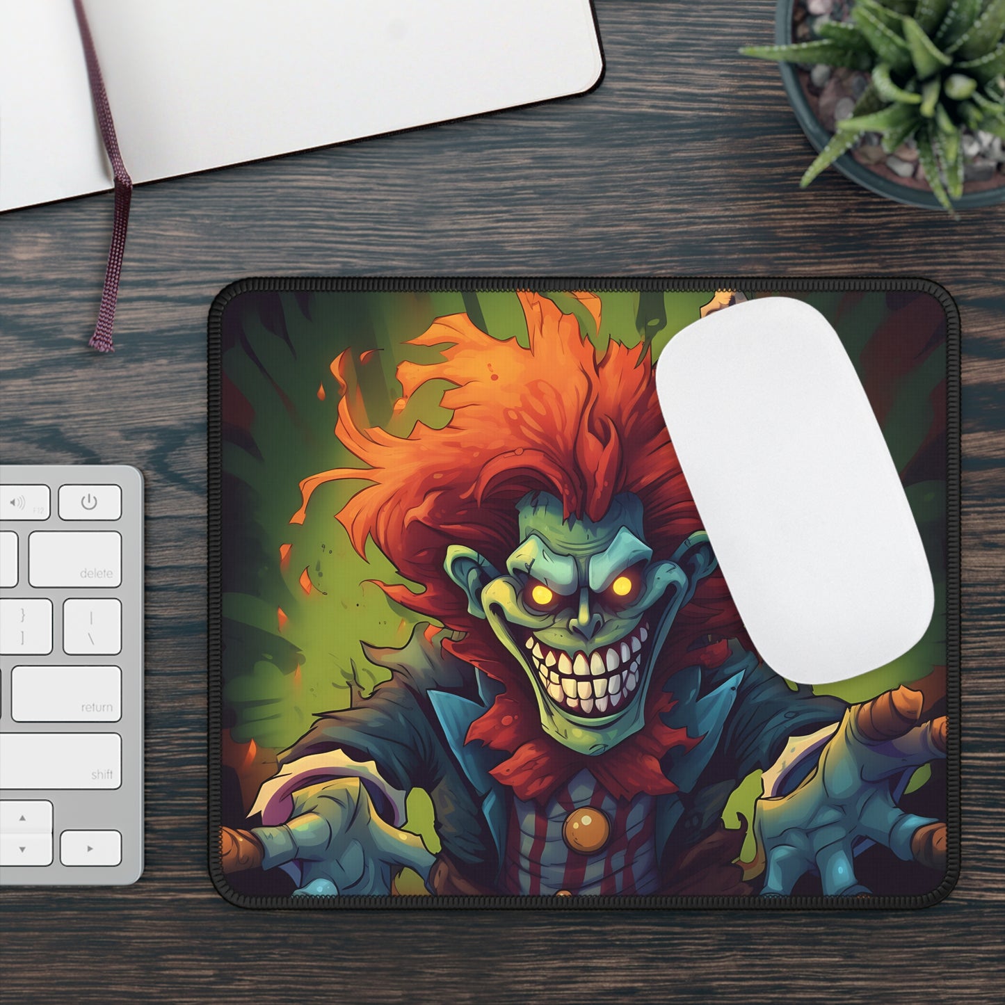 Nightmare Under the Big Top Mouse Pad – Where Every Click Sends Chills