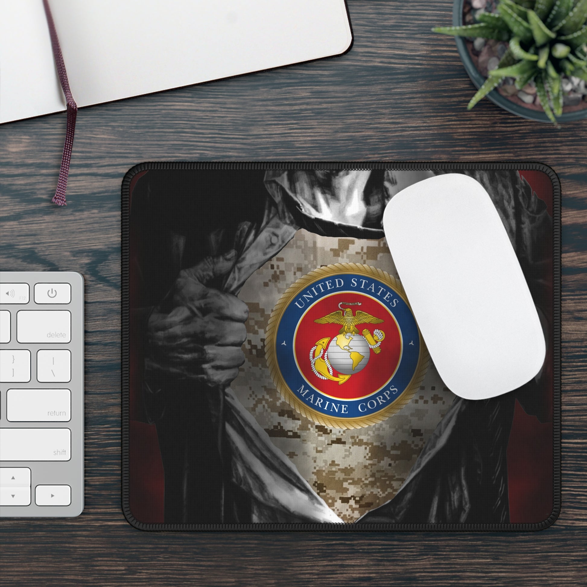 Marine Corps Core Mouse Pad – Honor. Courage. Control.
