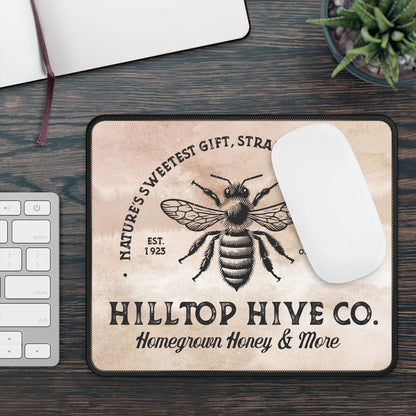 Hilltop Hive Co. Mouse Pad – Buzzin’ with Charm and Organic Style