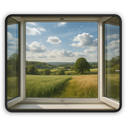 Meadow Morning Mouse Pad – Open Your Window to Peaceful Possibility