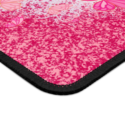 Pink Sparkle Flight Mouse Pad – Flutter with Fierce Style