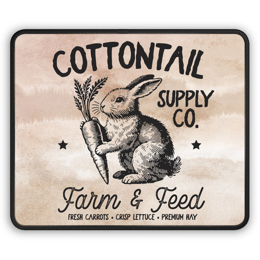 Cottontail Supply Co. Mouse Pad – Where Country Charm Meets Clicks