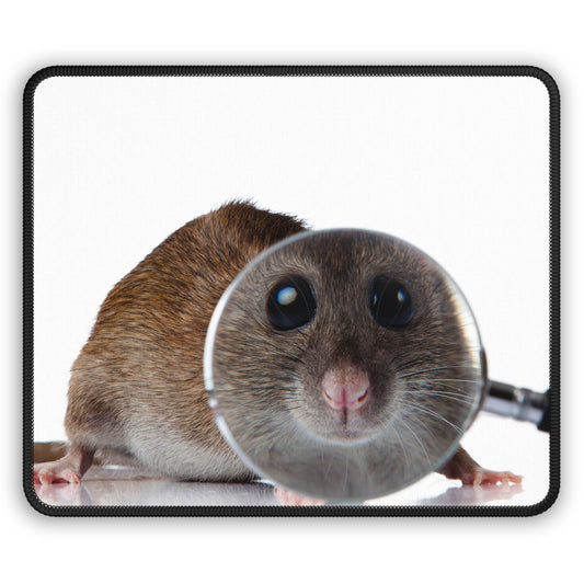 Inspector Whiskers Mouse Pad – Solving Clicks One Clue at a Time