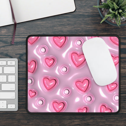 Candy Hearts Mouse Pad – Sweet, Glossy, and Totally in Love