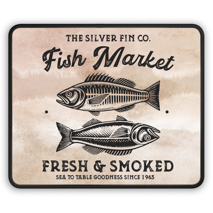 Fish Market Mouse Pad – Sea to Table Style for Your Desk