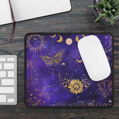 Cosmic Bloom Mouse Pad – Manifest Magic in Every Click