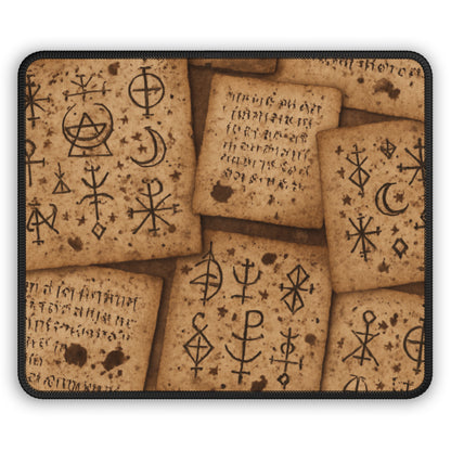 Scrolls of Arcana Mouse Pad – Where Every Symbol Unlocks a Hidden Power!