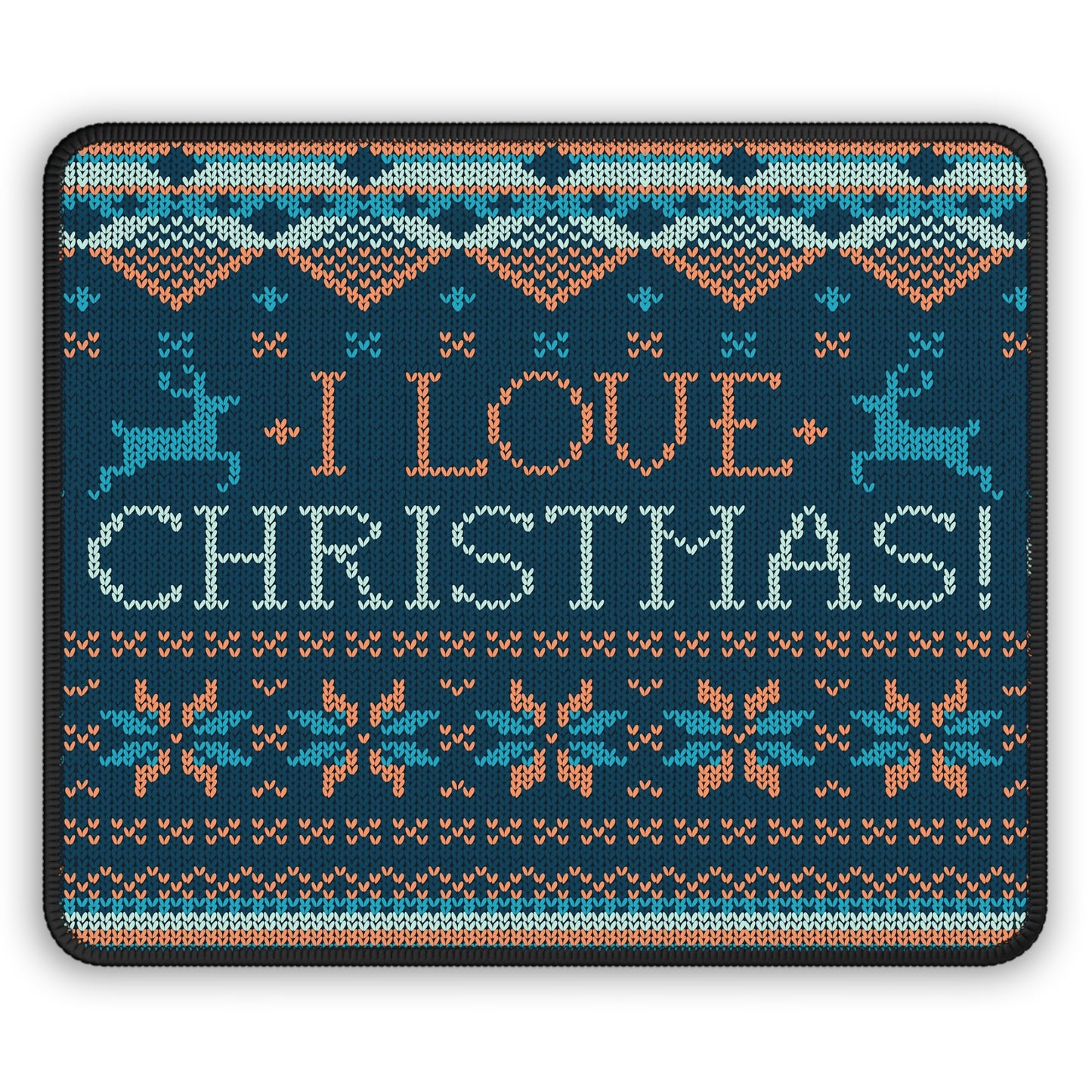 I Love Christmas! Mouse Pad – Cozy Clicks & Festive Feels