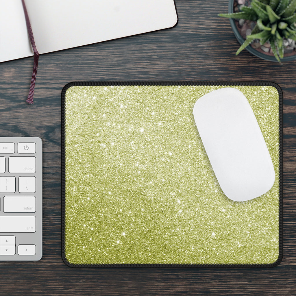 ✨ "Golden Grind" Glitter Mouse Pad – Sparkle. Slay. Scroll.