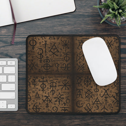 Cursed Runes Mouse Pad – Dare to Wield Forbidden Power!