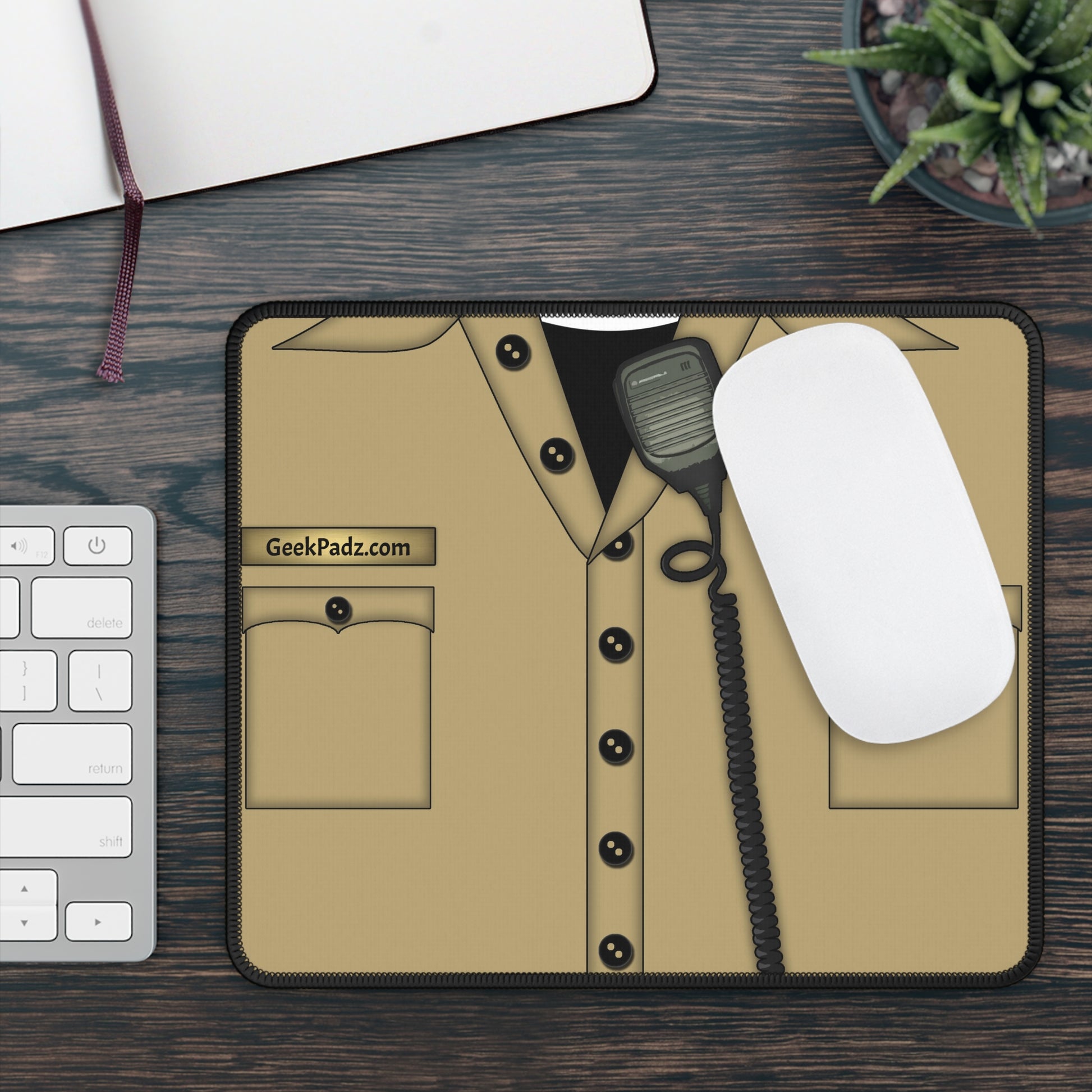Sheriff of Scrolls – Tactical Tan Uniform Mouse Pad