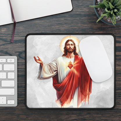 Sacred Light Mouse Pad – Let His Love Guide Your Every Move