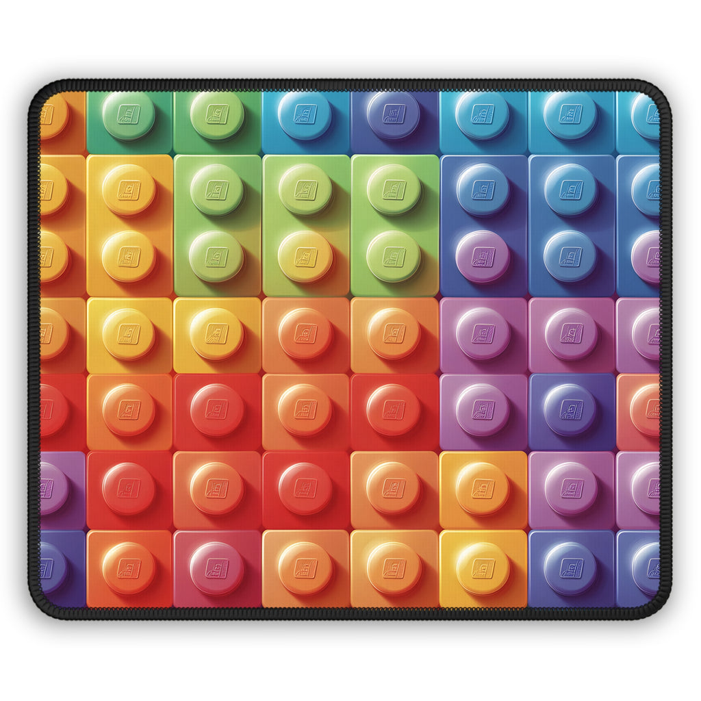 Pixel Bricks Mouse Pad – Taste the Rainbow, Click the Chaos