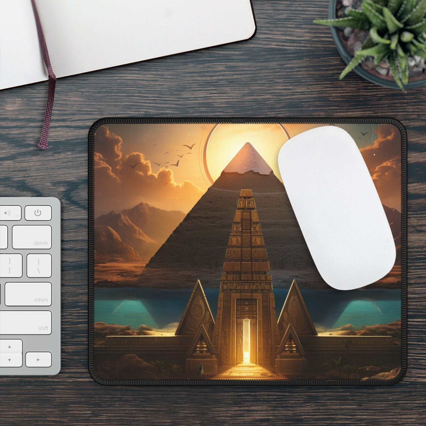 Temple of the Sun Mouse Pad – Step Into the Realm of Legends!