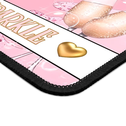 Bad B*tch Energy Mouse Pad – Born to Sparkle, Built to Slay ✨🍾
