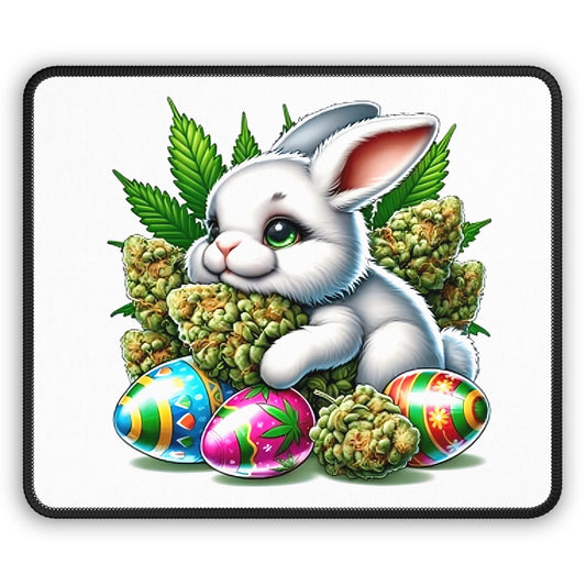 High Hop-es Bunny Mouse Pad – Buds, Buns, and Blazin’ Easter Vibes