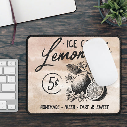 Ice Cold Lemonade Mouse Pad – A Zesty Splash of Summer for Your Desk