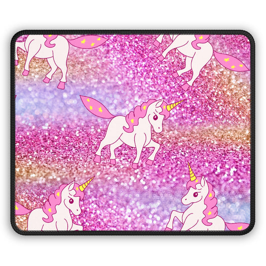 Unicorn Glitter Rush Mouse Pad – Gallop Into Glam & Greatness