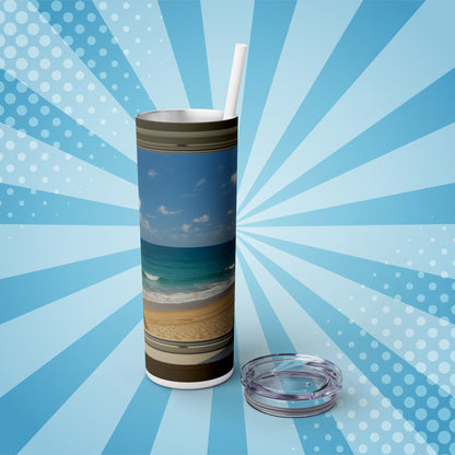 Coastal Chill Tumbler – Sip Into Shoreline Serenity