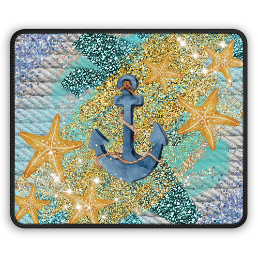 Seas the Sparkle Mouse Pad – Anchored in Glitter, Fueled by Shine