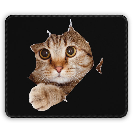 Breakthrough Kitty Mouse Pad – Paw Your Way to Freedom. Only from GeekPadz.com
