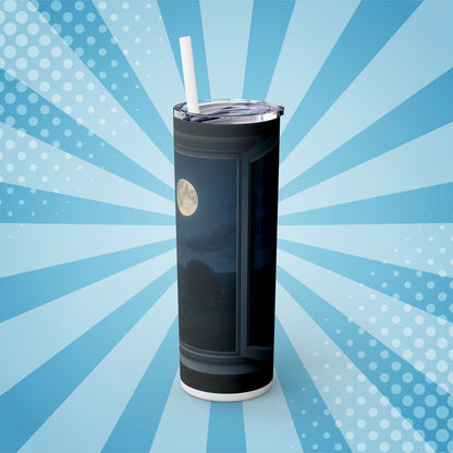 Moonlight Reverie Tumbler – Sip Under a Silver Sky