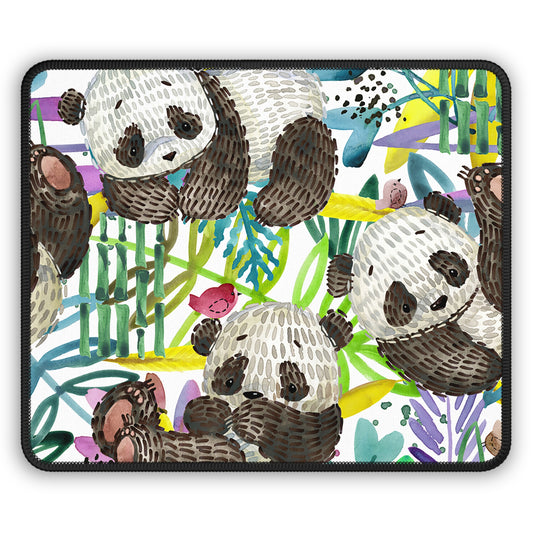 Panda Playtime Mouse Pad – Cuddles and Clicks in the Bamboo Grove. Only from GeekPadz.com
