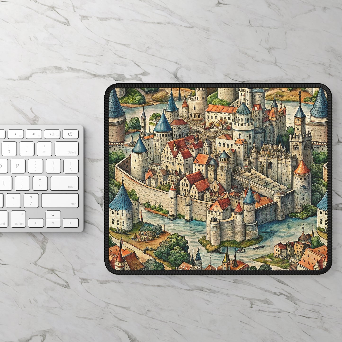 Castle Keep Chronicles Mouse Pad – Defend Your Realm, One Click at a Time