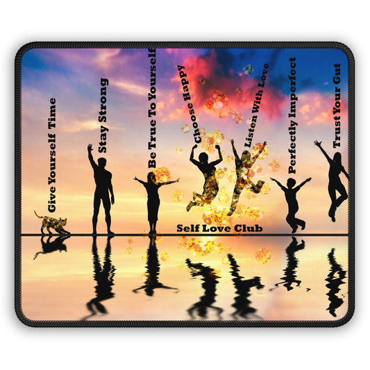 Self Love Club Mouse Pad – Empower Every Click With Kindness