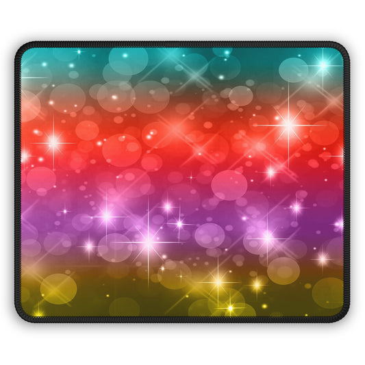 Rainbow Starburst Mouse Pad – Sparkle Like You Mean It!