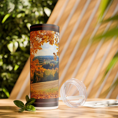 Golden Harvest Tumbler – Sip in the Spirit of Fall