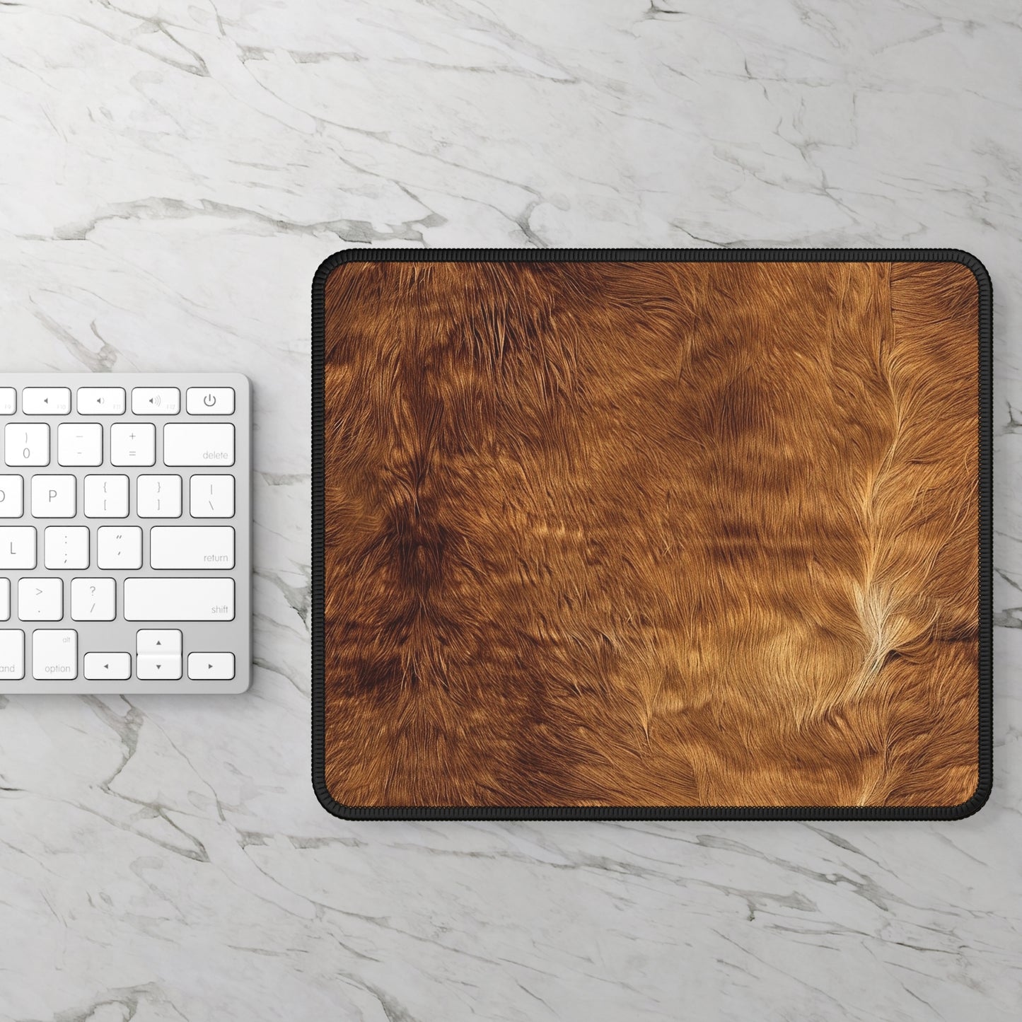 Golden Grazer Mouse Pad – Smooth as Saddle Leather, Wild as the West