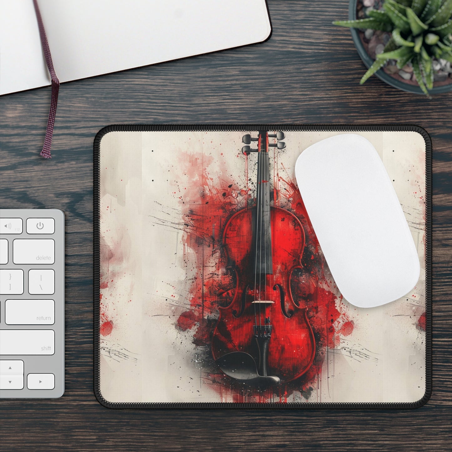 Symphony of Passion Mouse Pad – Strike the Right Chord Every Day!