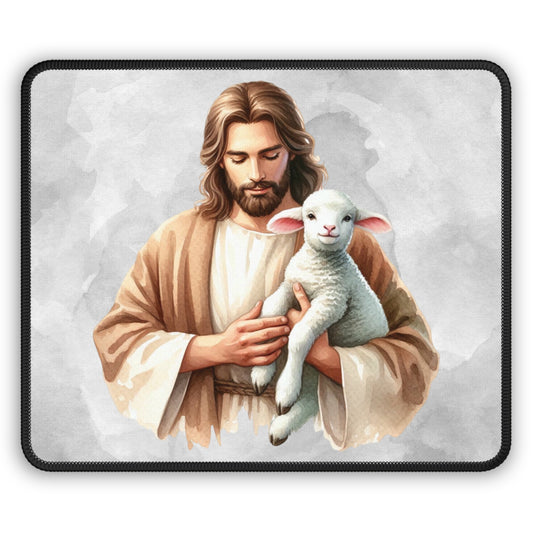 Safe in His Arms Mouse Pad – A Daily Reminder of Love, Joy, and Protection