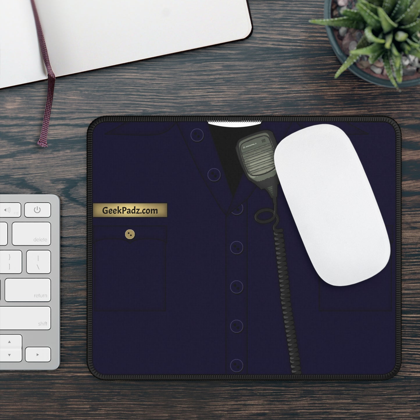 Midnight Patrol Mouse Pad – Police Blues with Radio Ready Style