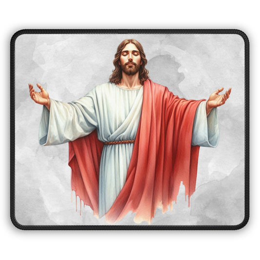 Divine Blessing Mouse Pad – Carry His Light and Love Through Every Moment