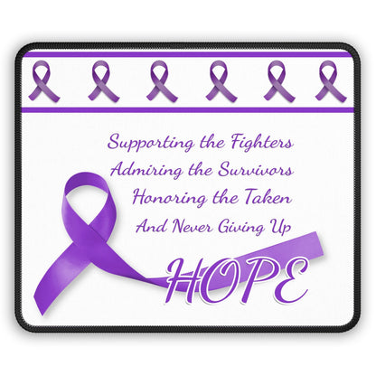HOPE Ribbon Mouse Pad – Support. Strength. Survival.