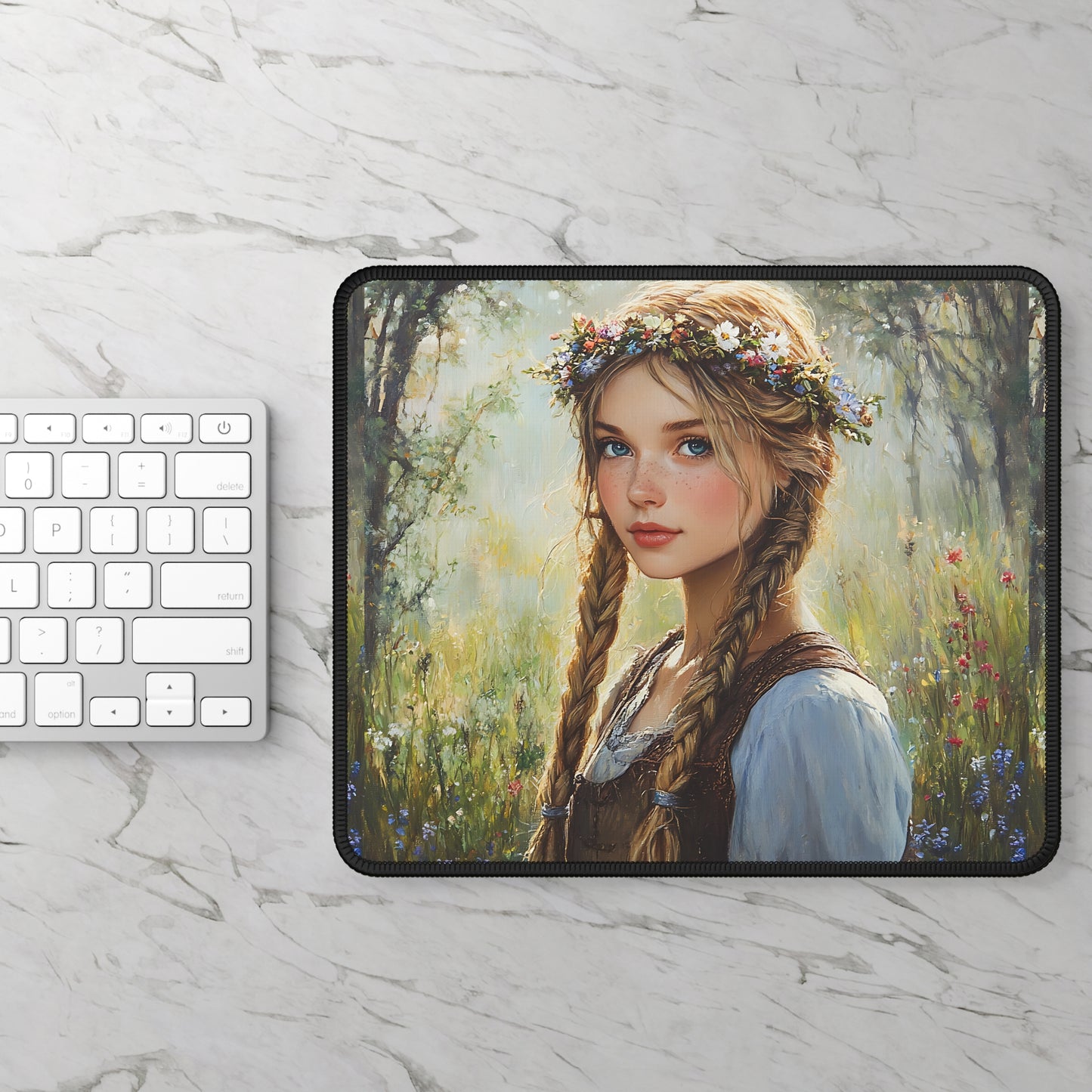 Whispers of the Wildflower Mouse Pad – Where Magic Meets the Moment