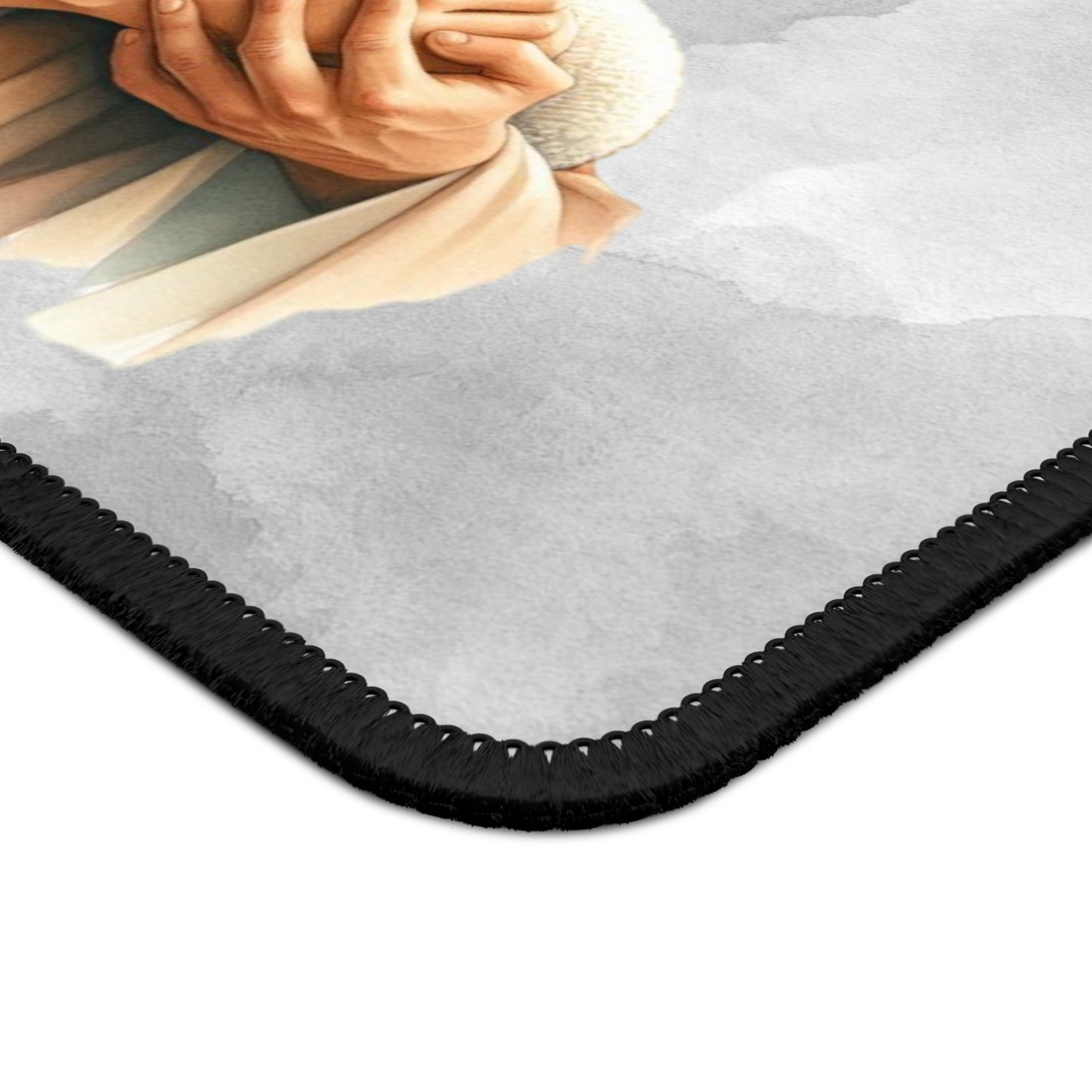 Gentle Shepherd Mouse Pad – Rest in His Care, Surrounded by Peace and Love