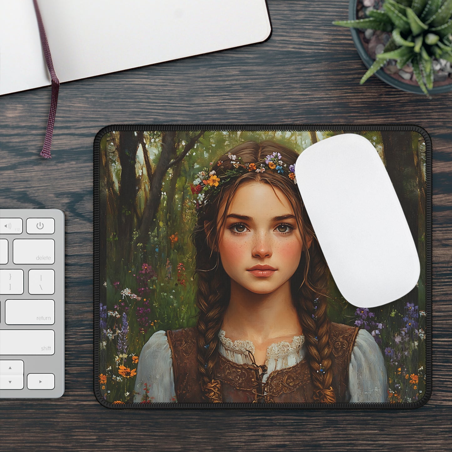 Whispers of the Wildflower Mouse Pad – Where Magic Meets the Moment