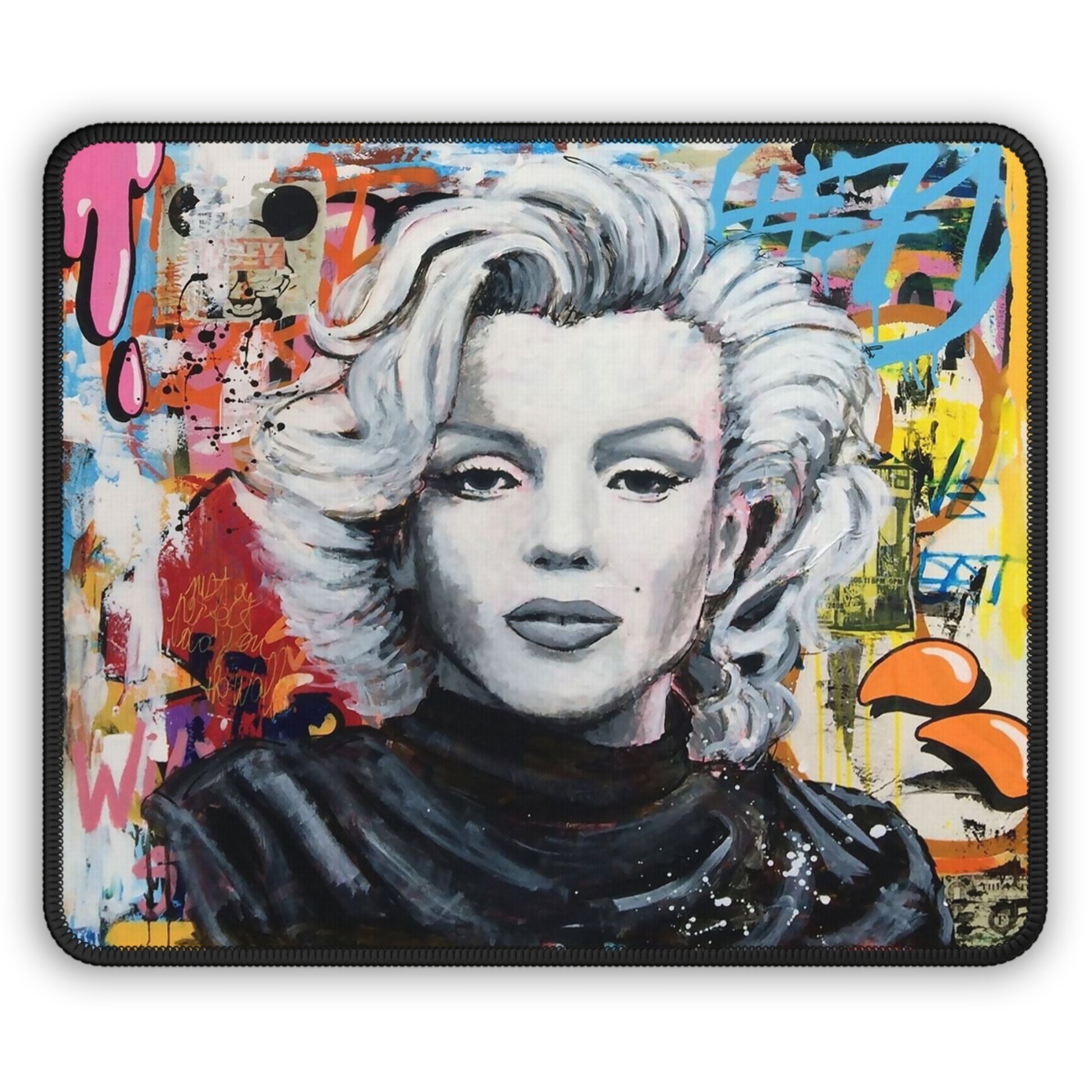 Graffiti Glam Mouse Pad – Pop Art. Power. Perfection.