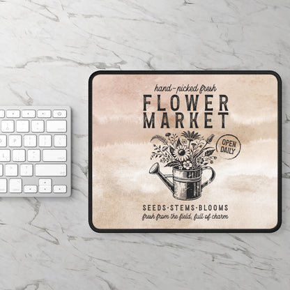 Flower Market Mouse Pad – Where Every Click Blooms